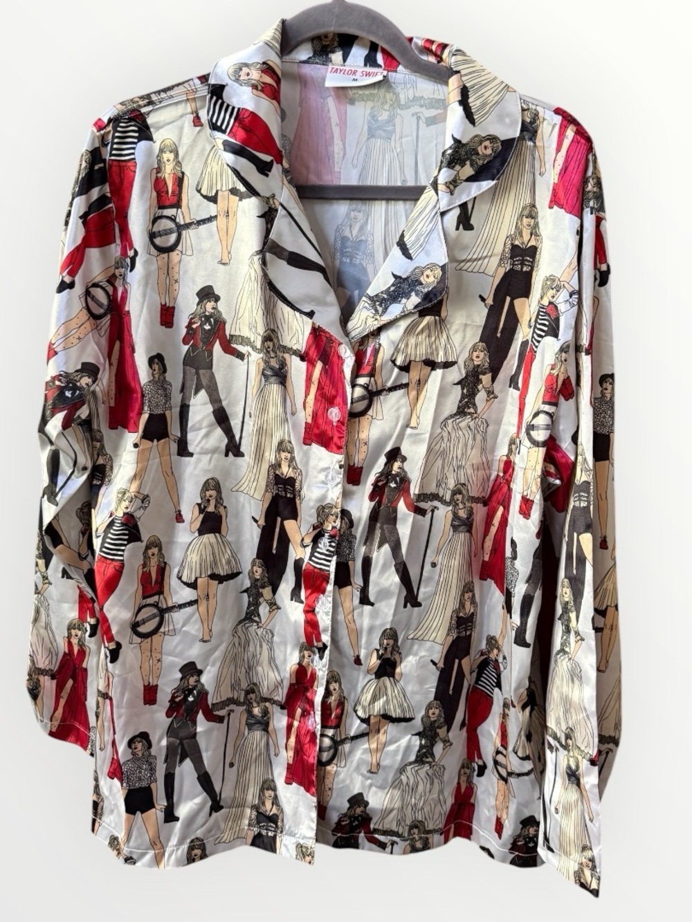 Taylor Swift RED (Taylor’s Version) Eras Pajamas EUC limited edition